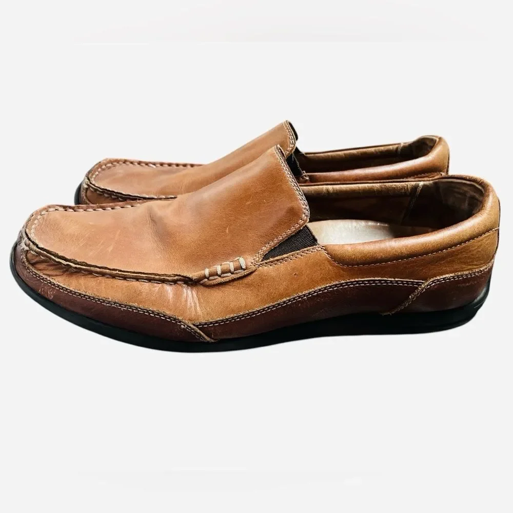 Vionic Astor Preston Leather Loafers Mens Size 11 Classic Casual Slip On Shoes